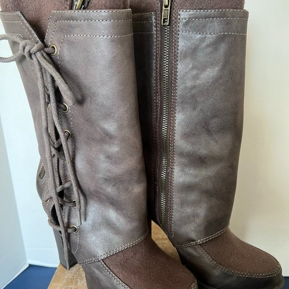 Luxury Rebel Perry Brown Tall Boots - Picture 1 of 7